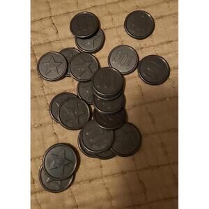 Replacement Claw Machine Coins – Toy Arcade Tokens (21 Count)